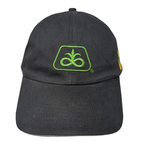 Pioneer Logo Slideback Baseball Hat Black One Size Adjustable Embroidered - Picture 1 of 8